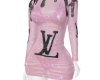 Pink LV Dress