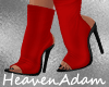 Isabella heels red