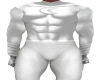 Muscled Bodysuit White