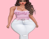 Pink white Outfit