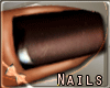!E Chocolate Matt nails