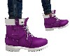 *PURPLE* ANKLE BOOTS