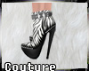 (A) Zebra Heels Black