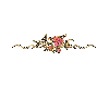 Gold with pink rose