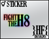 }HF{ Sticker - Fight H8