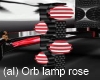 (al) Orb Lamp rose