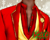 Holiday Red Gold Jacket