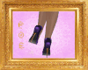 Kate's purple heels
