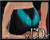 xIDx Teal Skunk Shorts 2