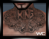 King Neck Tattoo