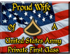 Wife of Army PFC