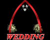 ~C~WEDDING ARCH/RED
