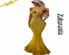 𝓩-  Shonda Gold Gown