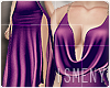 [Is] Satin Gown Purple