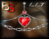 (BS) Heart Belly Chain S