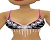 Black, Pink, Glitter top