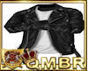 QMBR Leather Jacket  w T