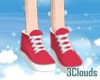 Kawaii Red Shoes