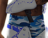 Pants Blue & White