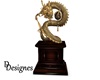 gold dragon statue R