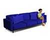 CK 3P Sofa Blue