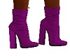 purple ankle boots