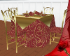 Red & Gold Wedding Table