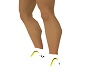 tennis shoe white/yellow