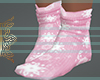 Snowflake Socks Pink
