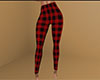 Red PJ Pants Plaid Sm F