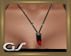 GS Red Lipstick Necklace