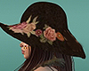 Hippy Flowers Hat Hair