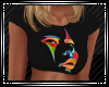 Painted Face Crop Top