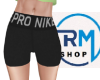 R. shortin black Nk tom