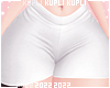 $K White Cute Shorts