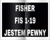 FISHER-JESTEM PEWNY
