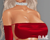 B| Red Satin Dress Busty