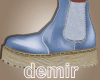 [D] Lon blue boots