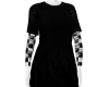 *Checkered T-Shirt Dress