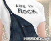 *MD*Life Is Rock Overall