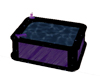 Hot tub blk and purple