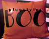 H. Boo Throw Pillow