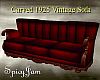 Antq'25 Carved Sofa Red
