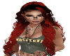 Mila: Red Wavy half up