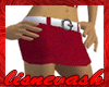 (L) Red Mini Skirt v1