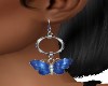 Blue BUTTERFLY Earrings