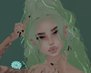 B. Green hair