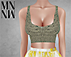 Khaki Crochet Top