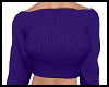 Purple Crop Sweater