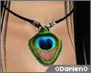 [D] Peacock Necklace